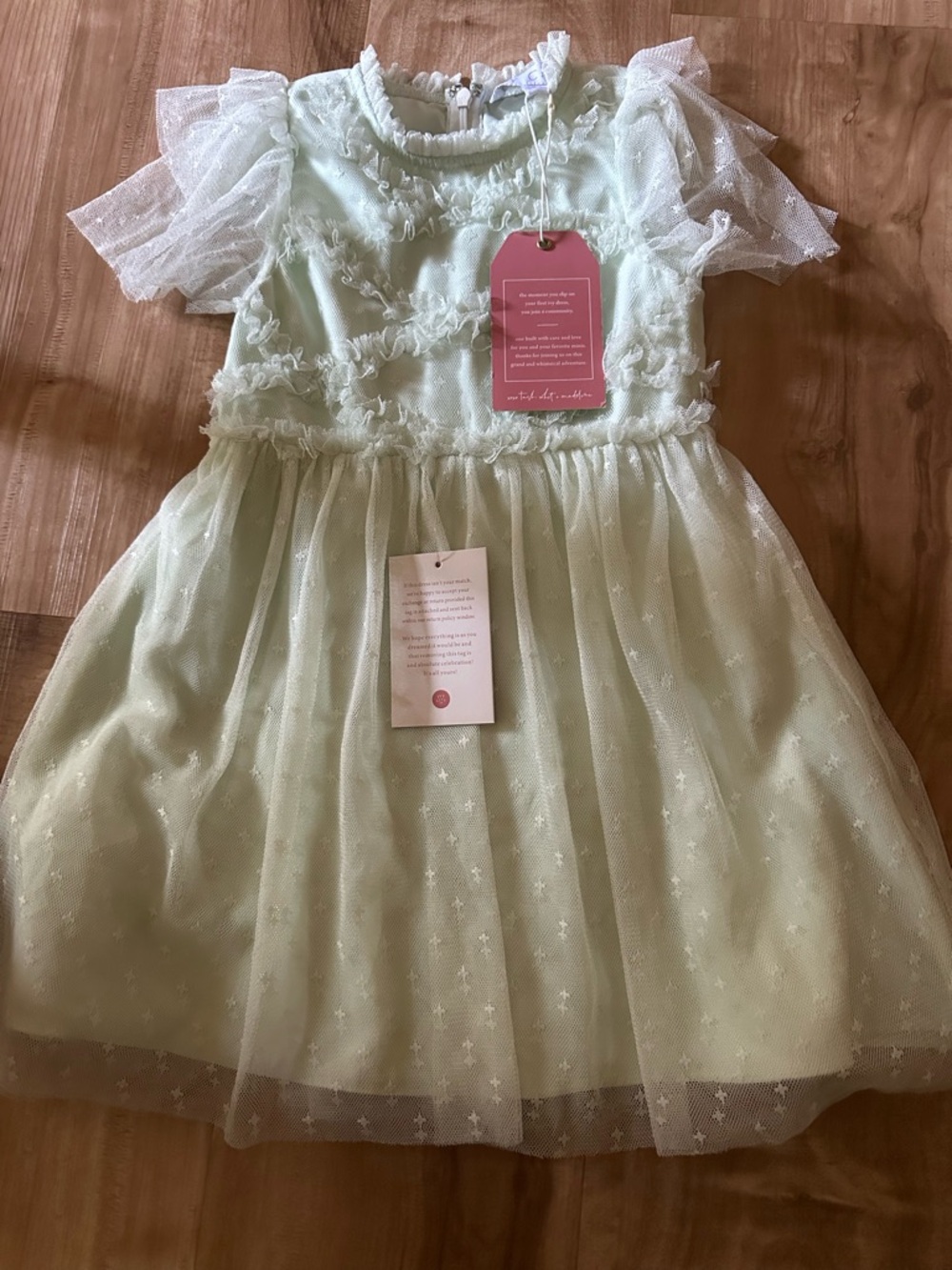 NWT IVY CITY MINT GREEN DREES 3 t